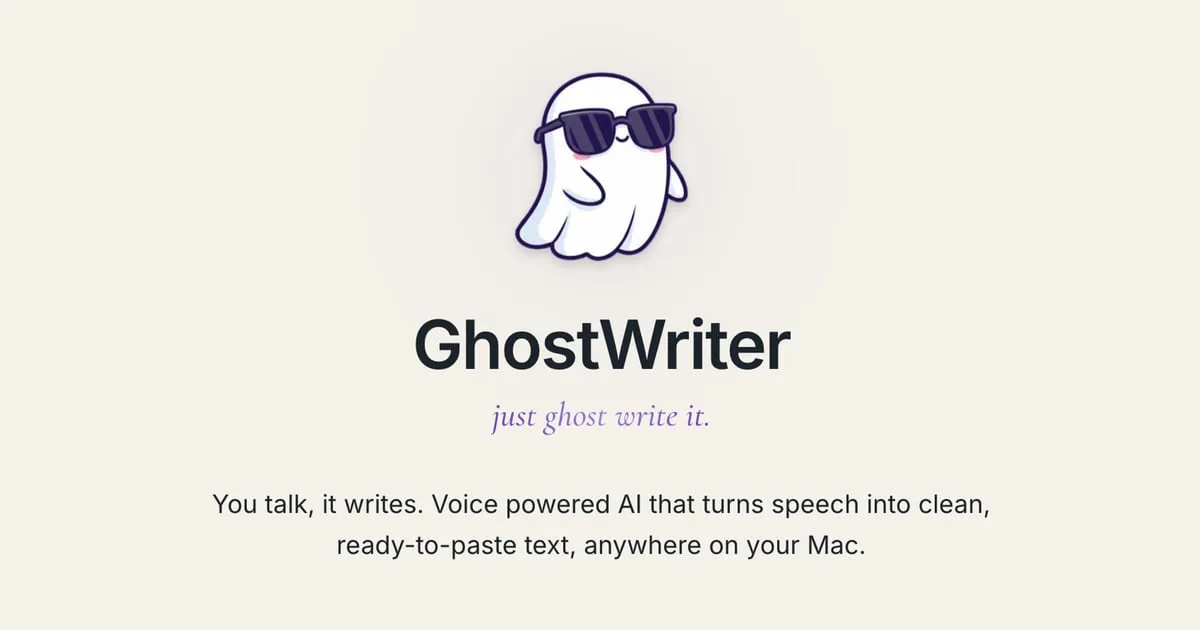 GhostWriter screenshot 1