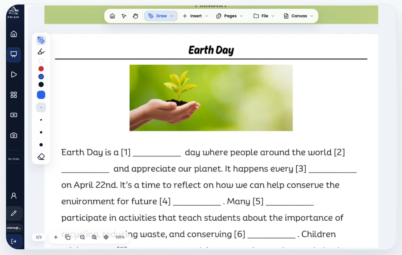 PRISM Classroom screenshot 3
