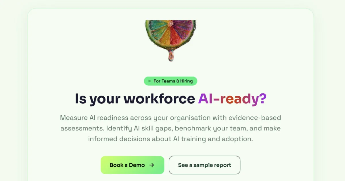 AISA (aisa.to) AI Fluency Assessment screenshot 4