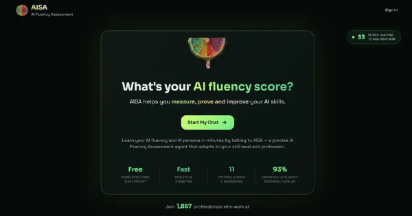 AISA (aisa.to) AI Fluency Assessment screenshot 6