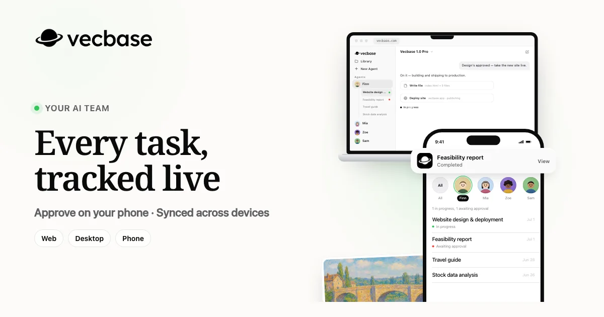 Vecbase screenshot 2