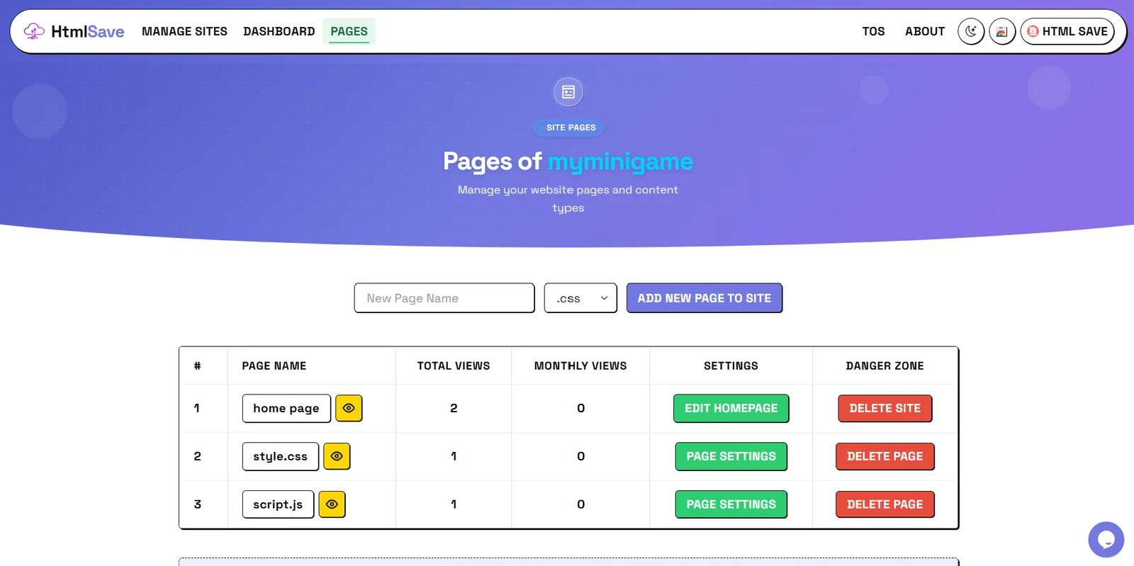 Htmlsave screenshot 3