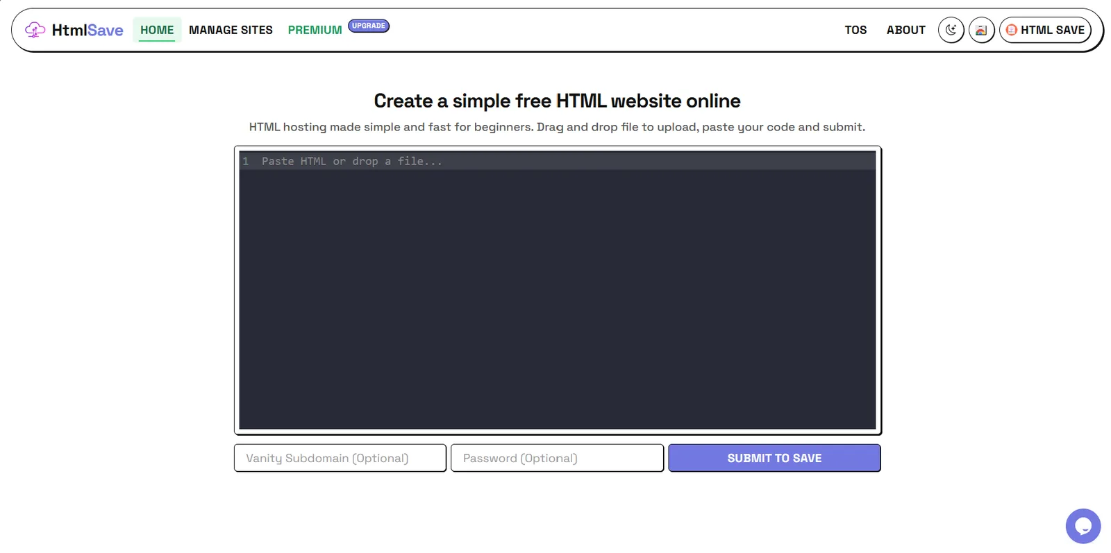 Htmlsave screenshot 2