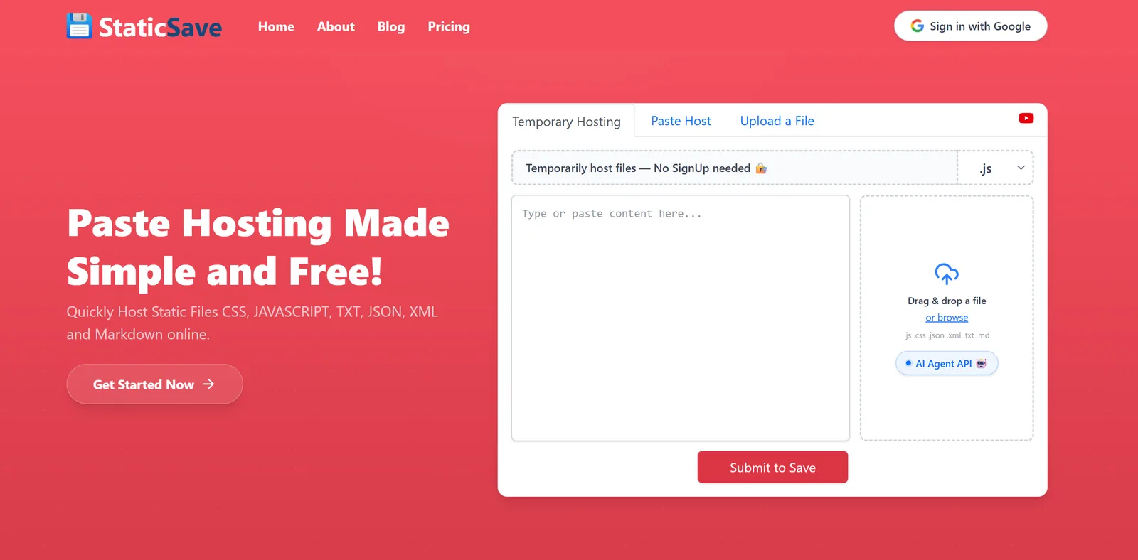 Staticsave screenshot 1