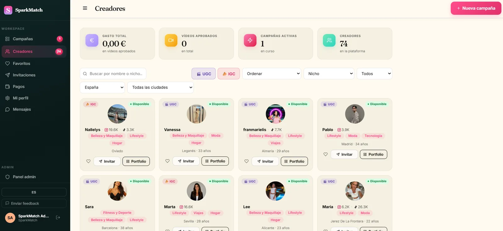 Sparkmatch screenshot 2
