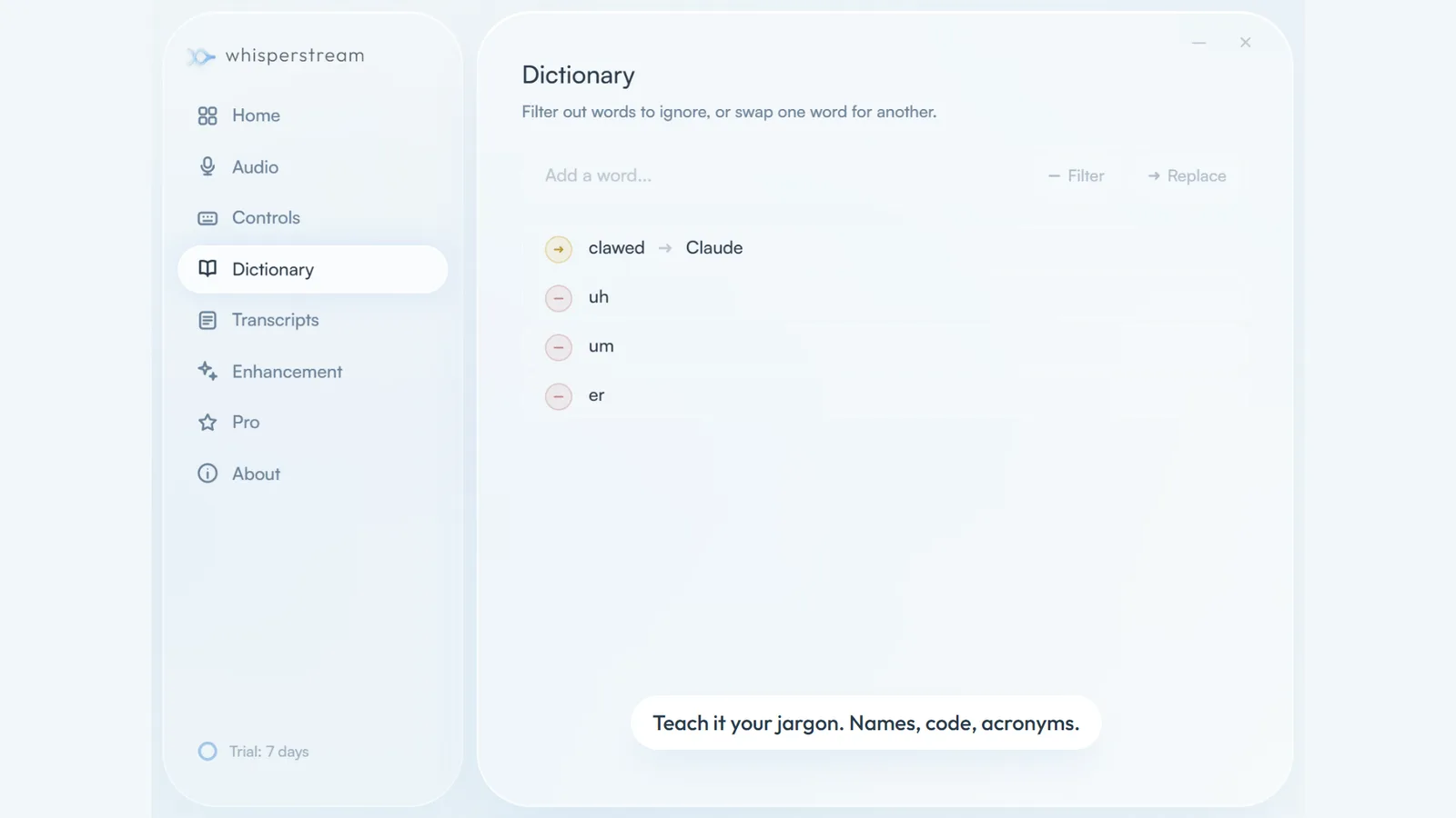 Whisperstream screenshot 4