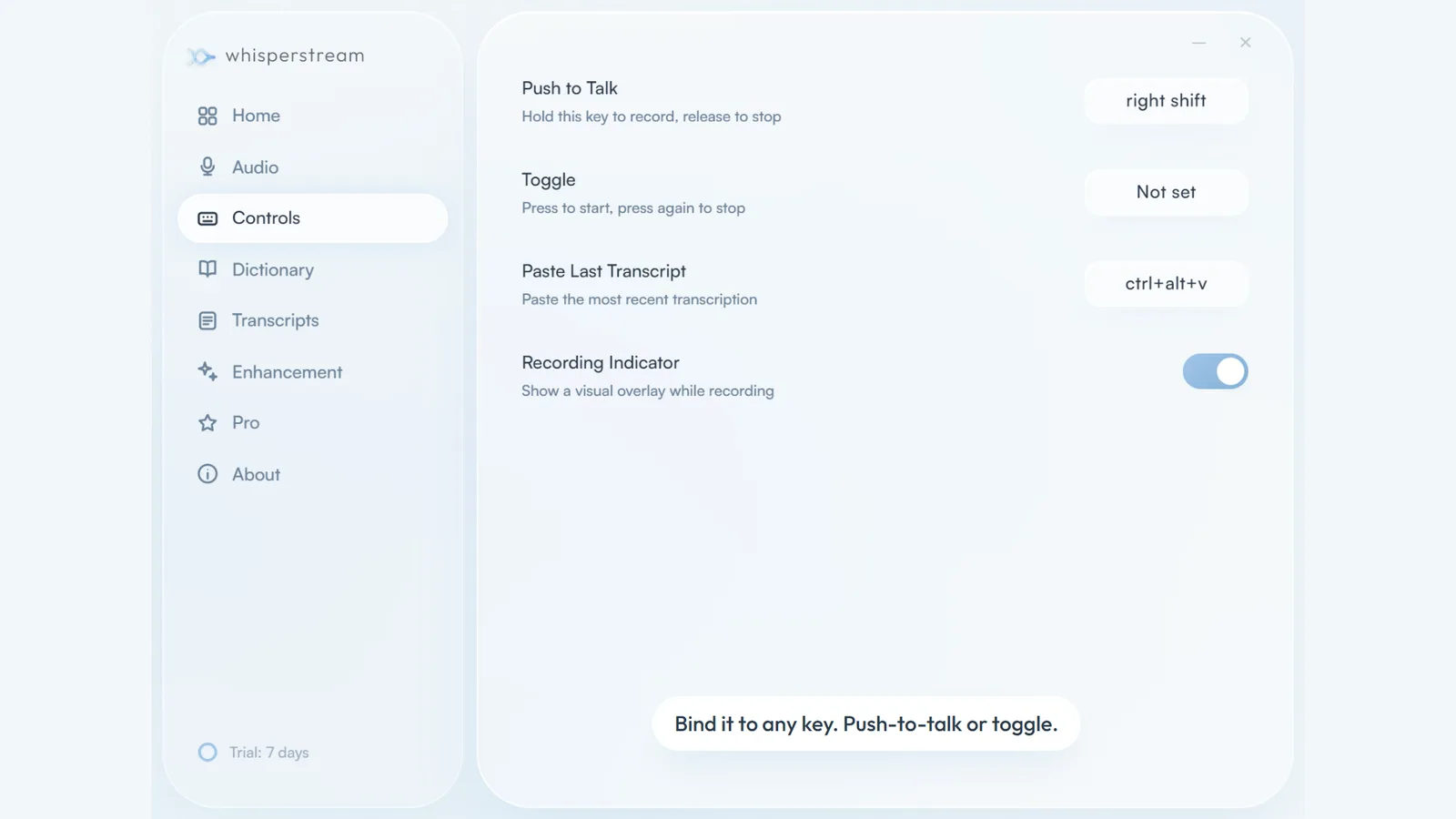 Whisperstream screenshot 3