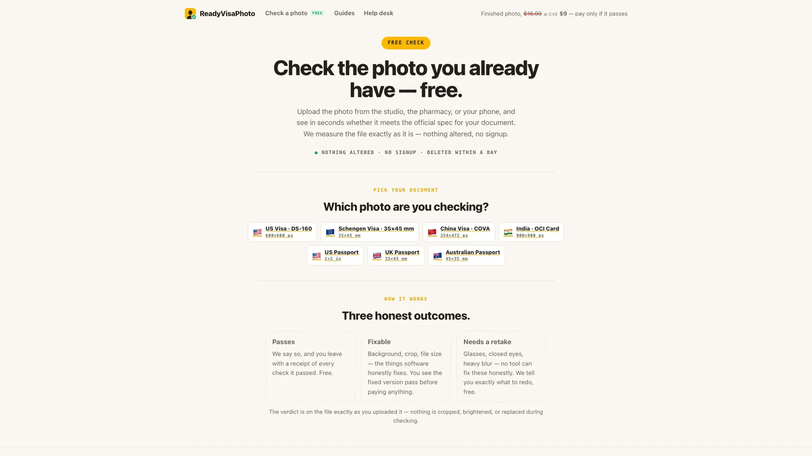 Readyvisaphoto screenshot 3