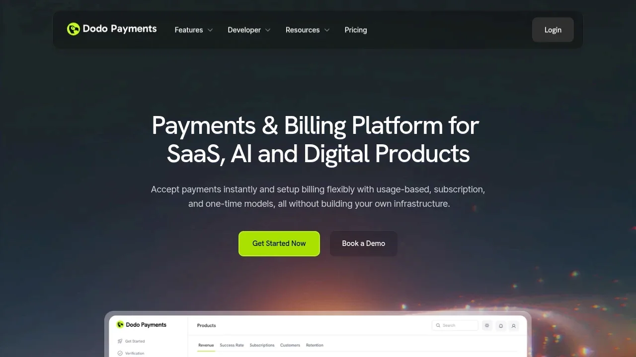 Dodo Payments screenshot 1