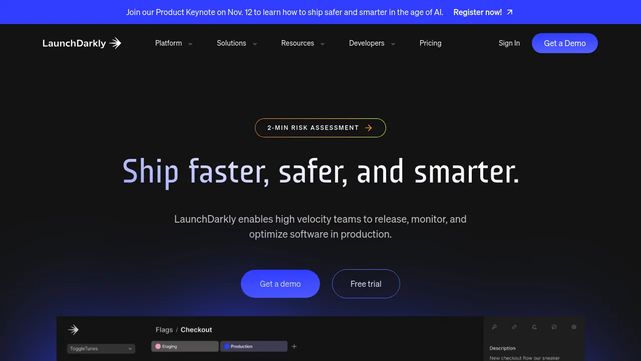 LaunchDarkly screenshot 1