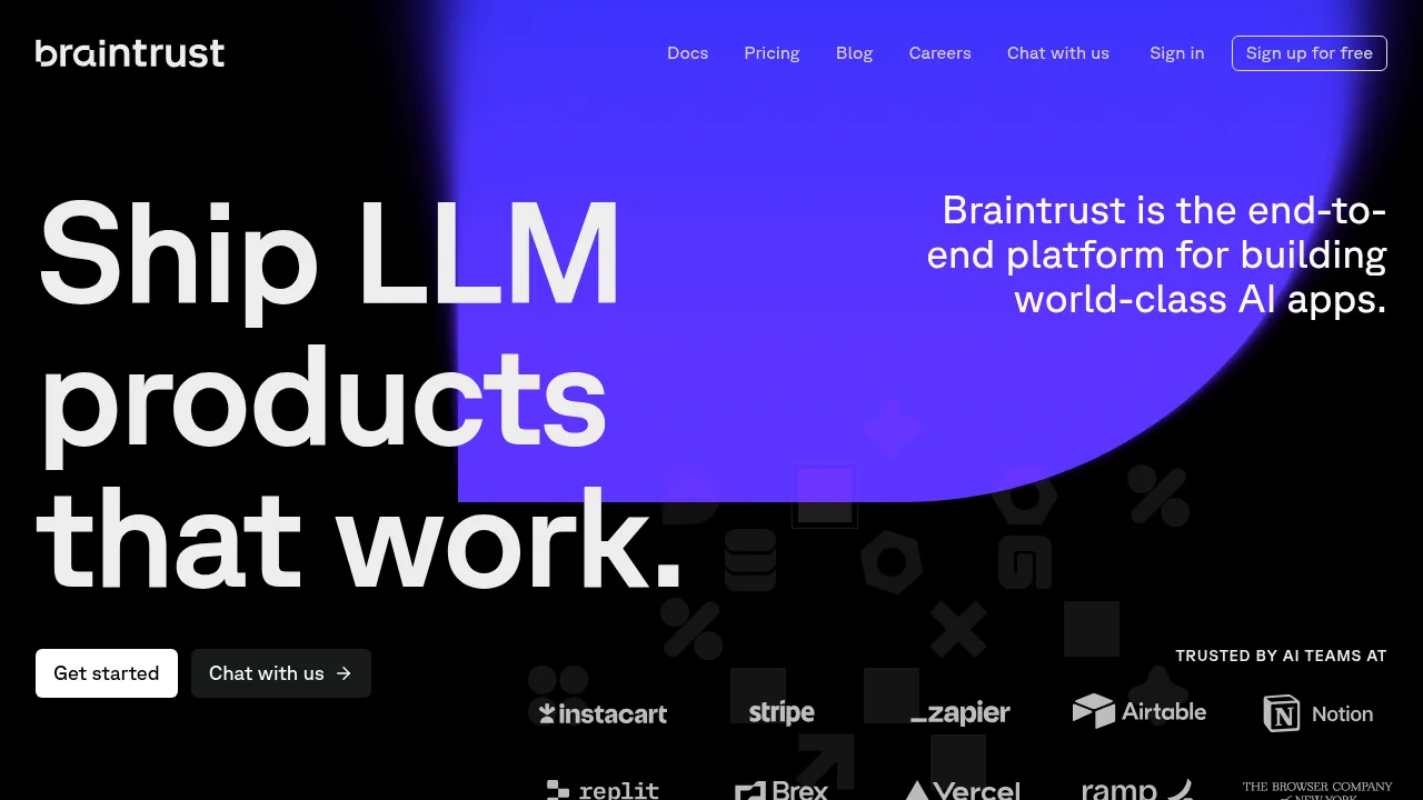 Braintrust screenshot 1
