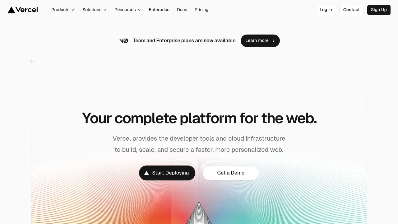 Vercel screenshot 1