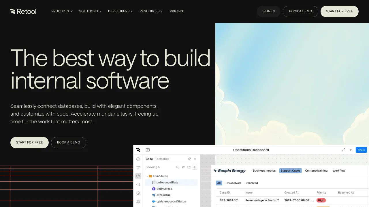 Retool screenshot 1