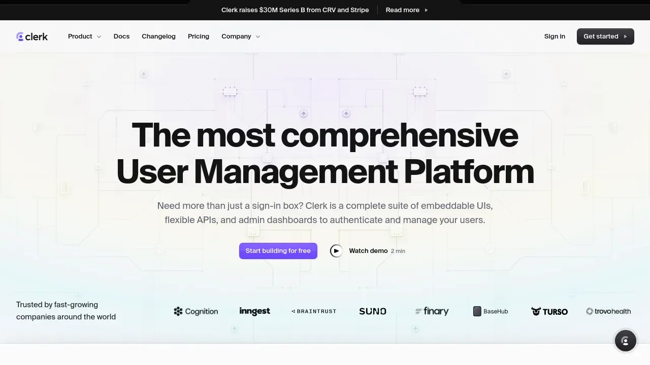 Clerk screenshot 1