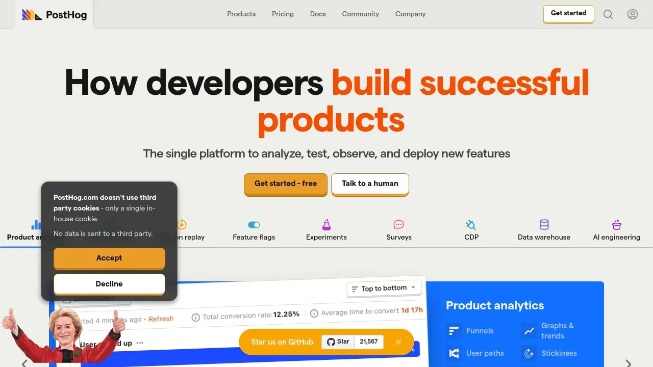 PostHog screenshot 1
