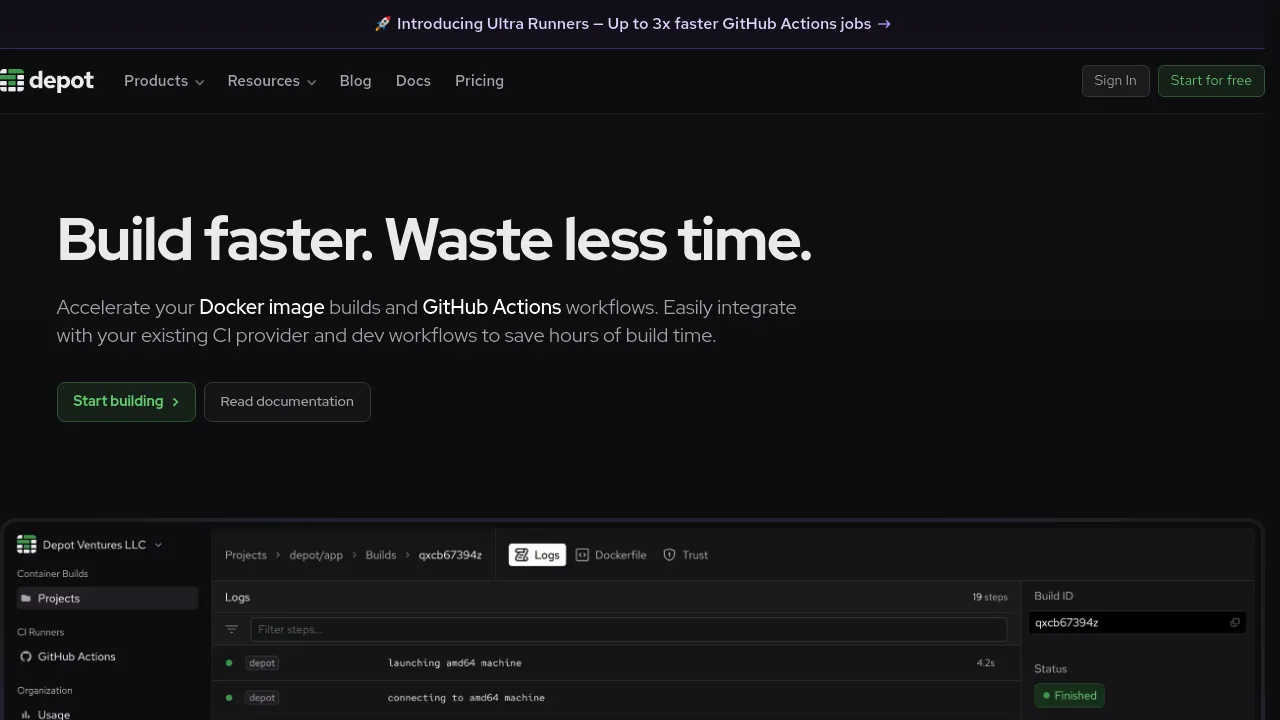 Depot screenshot 1