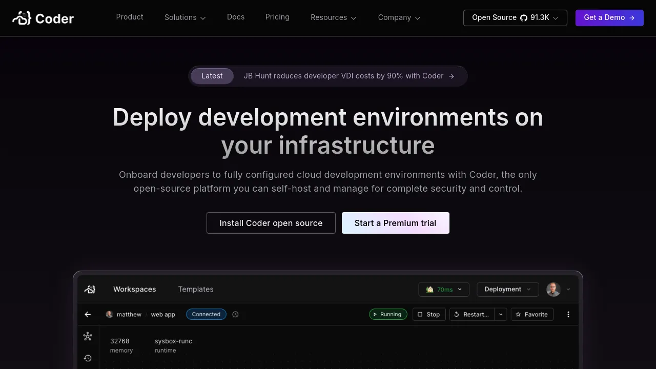 Coder screenshot 1