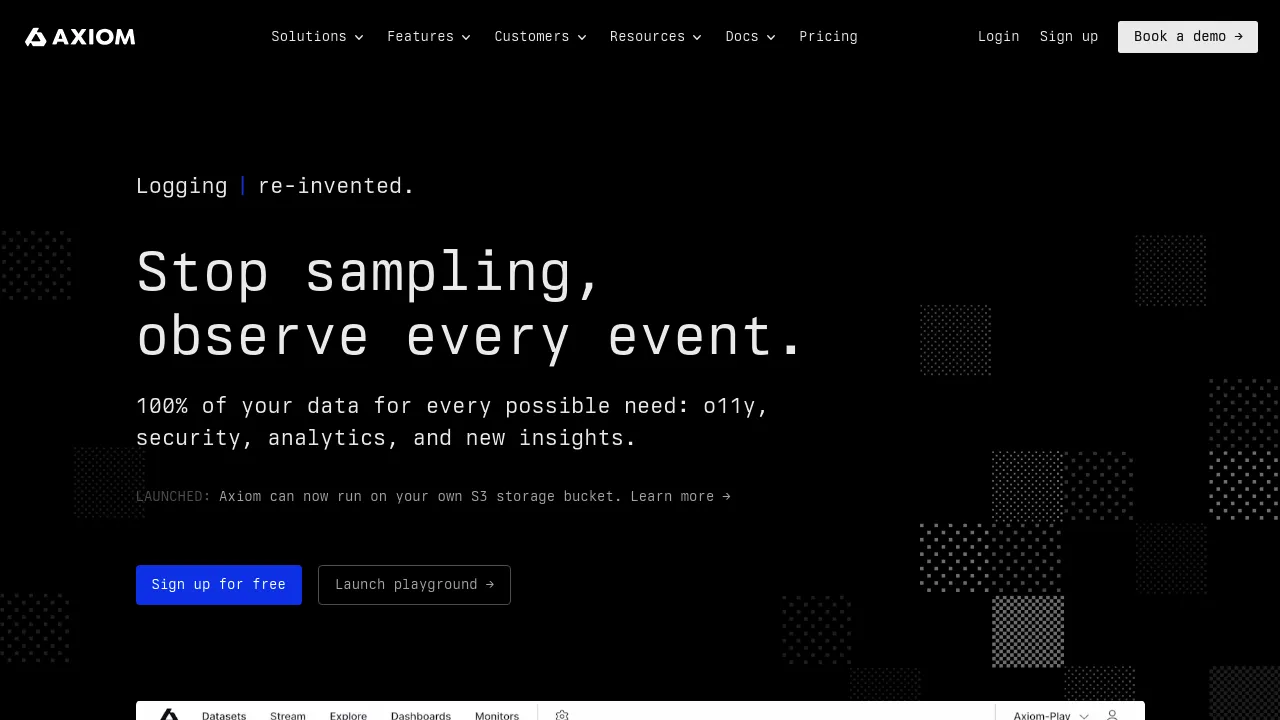 Axiom screenshot 1