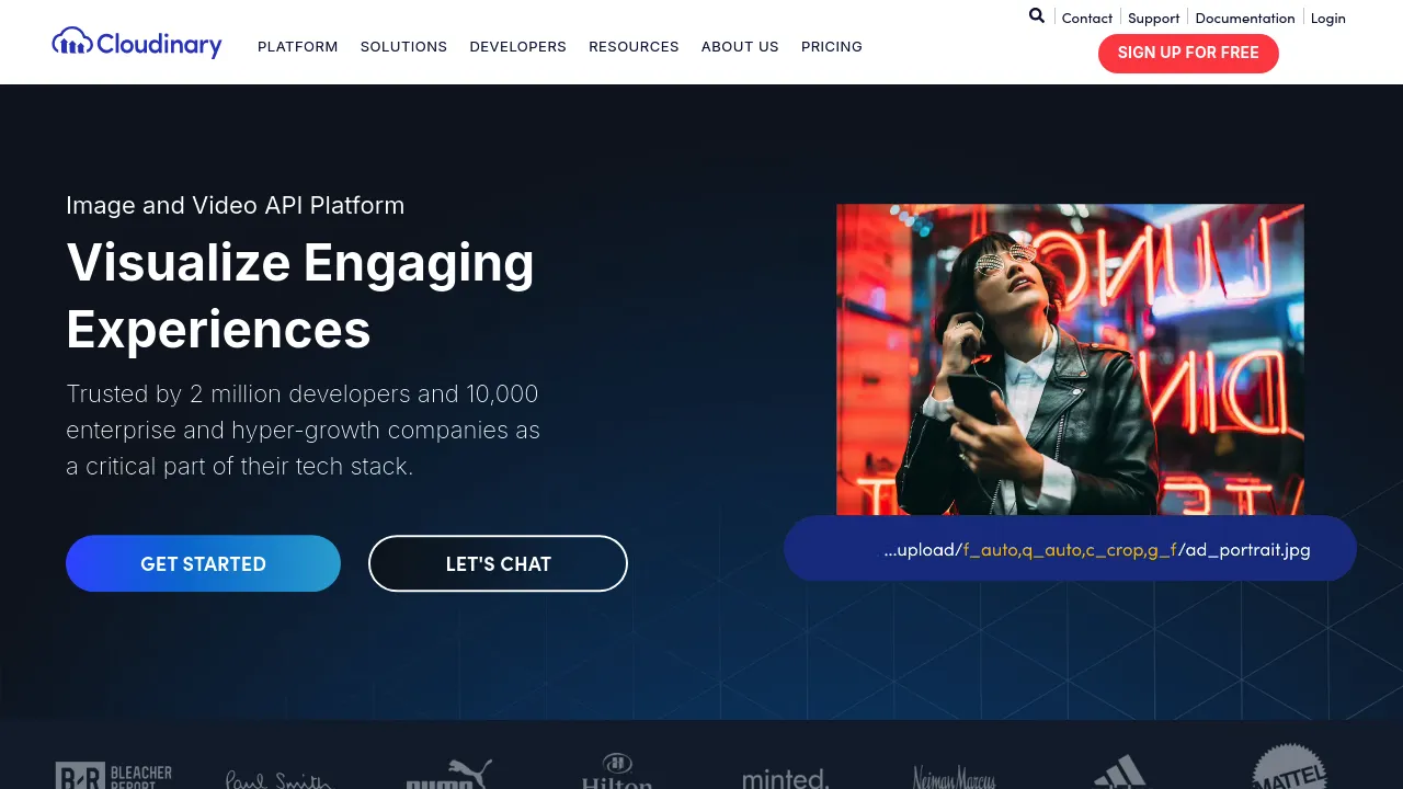 Cloudinary screenshot 1