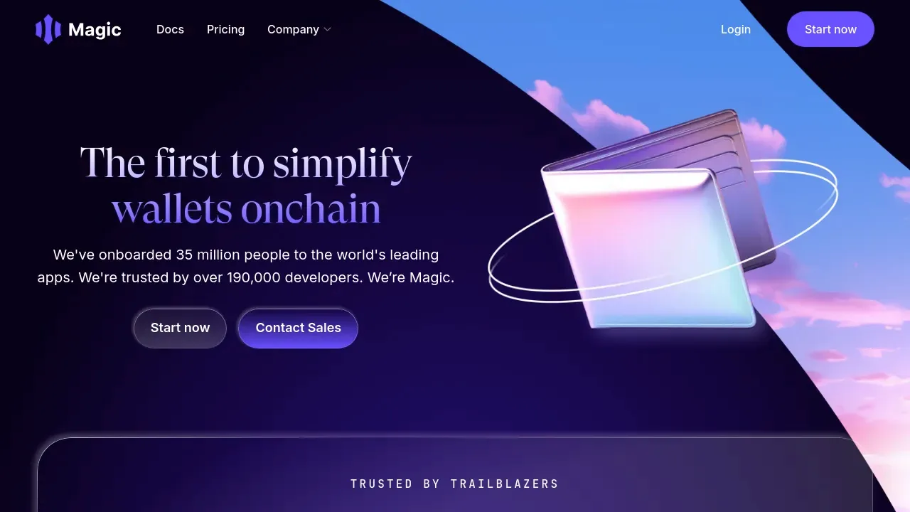 Magic.link screenshot 1