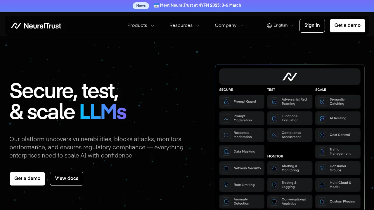 NeuralTrust screenshot 1