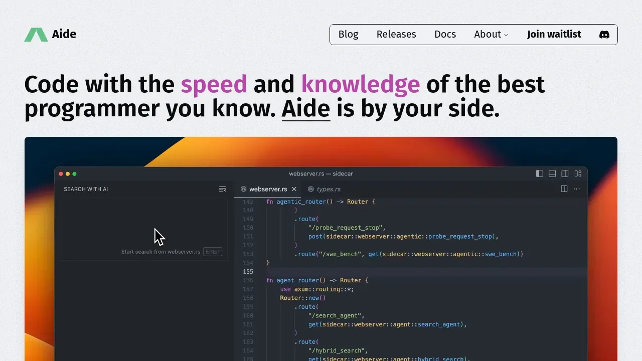 Aide screenshot 1