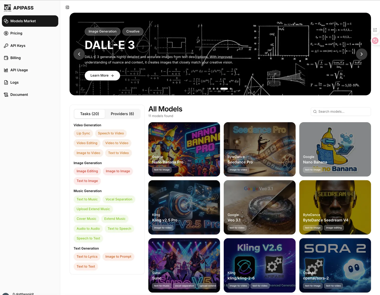 APIPASS API Marketplace screenshot 1