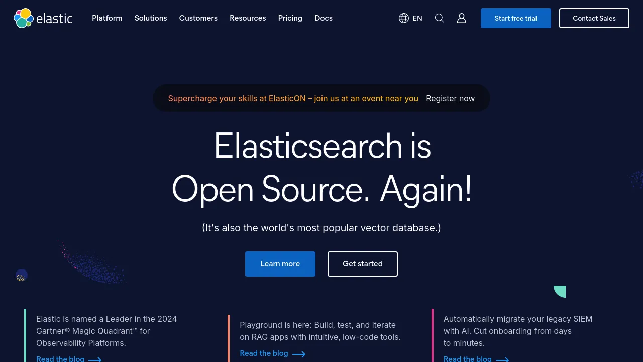 Elastic screenshot 1